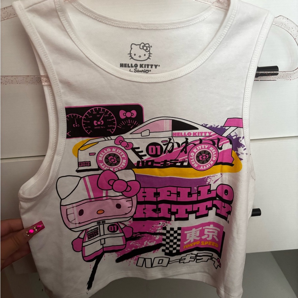 Hello Kitty White Tank Top for Kids